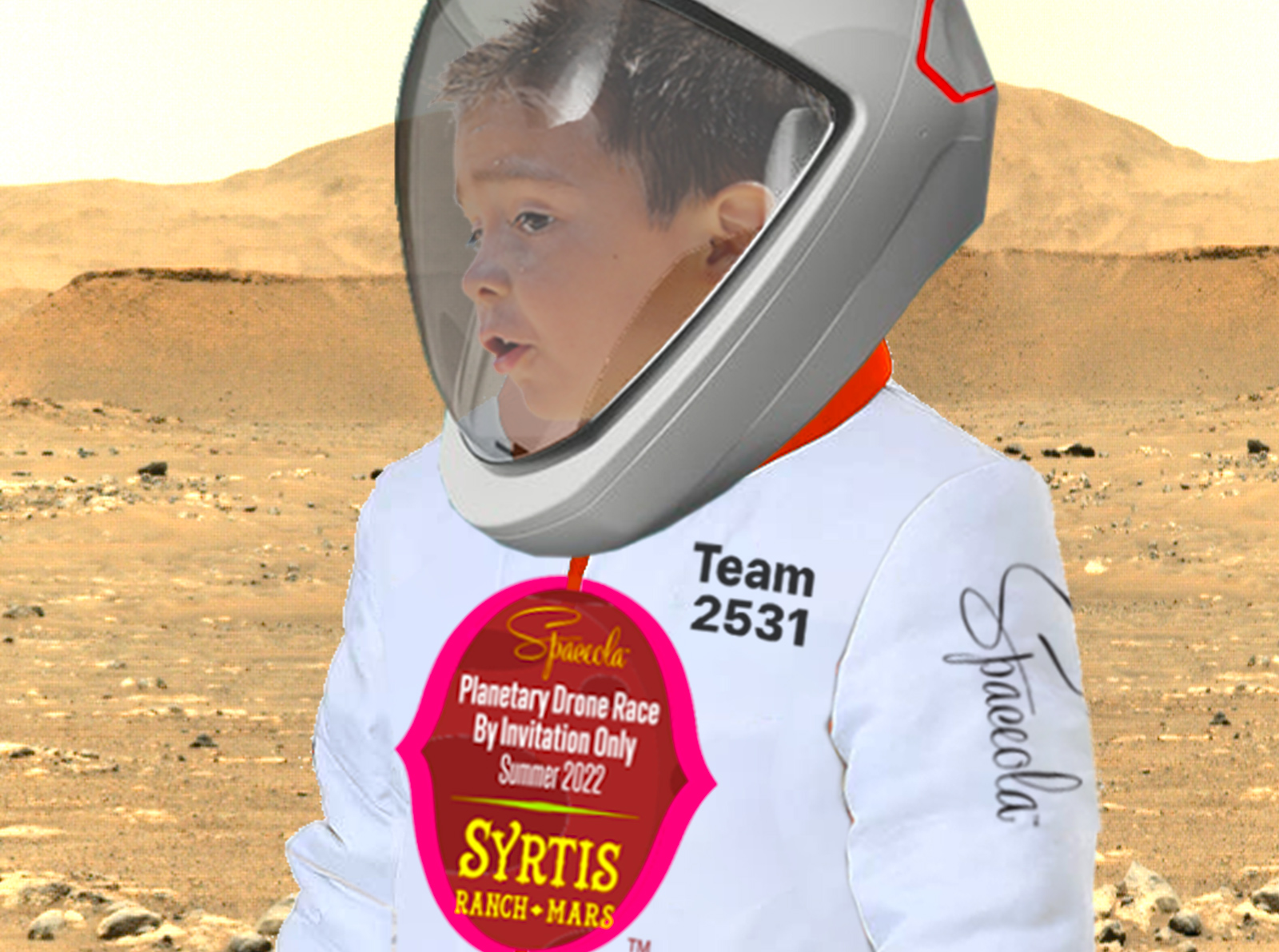 New Children's competition uniform for the pod racing