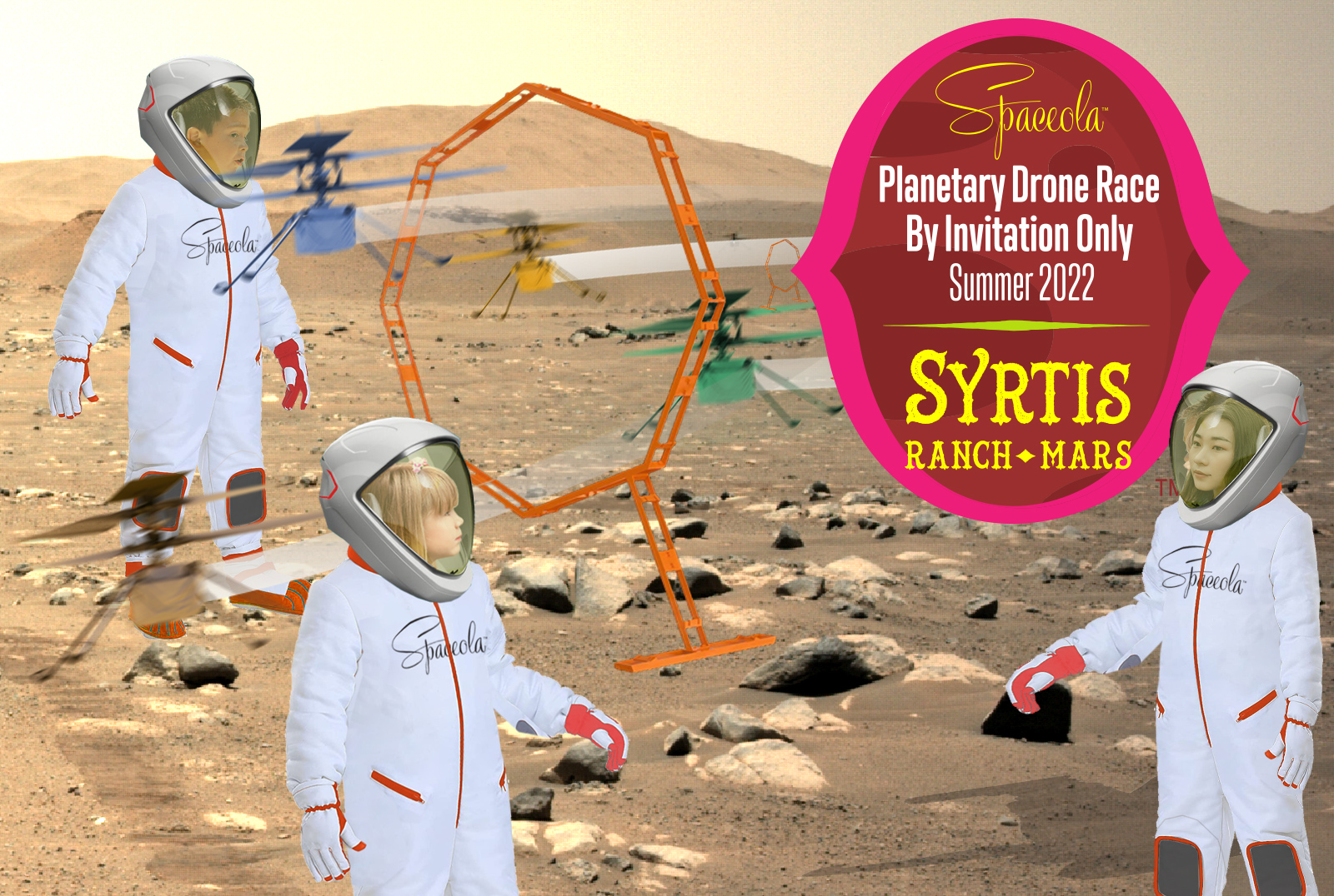 Drone Racing training center at Syrtis Ranch on Mars